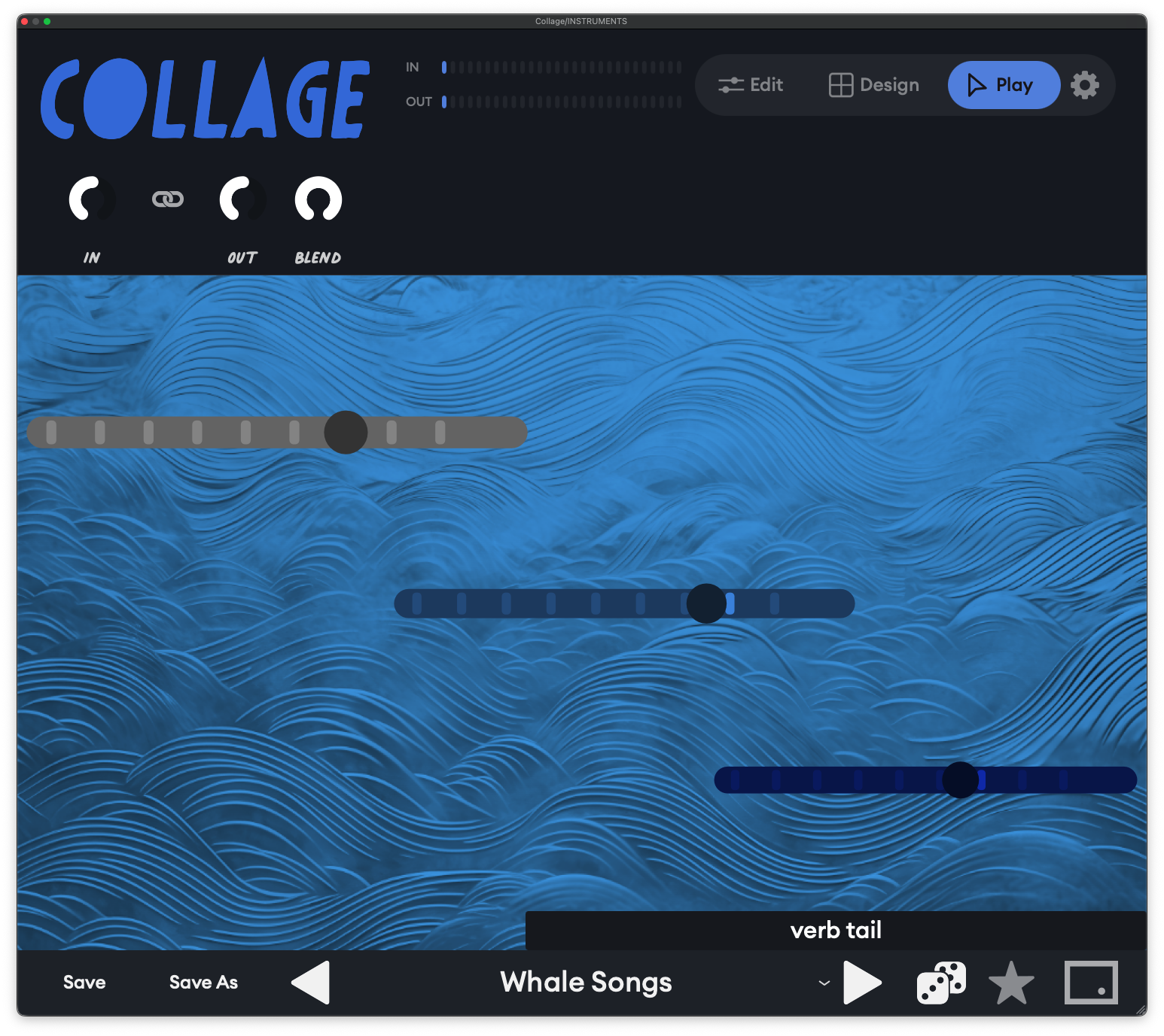 Collage playing the Summer Sounds preset